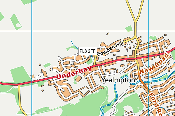 PL8 2FF map - OS VectorMap District (Ordnance Survey)