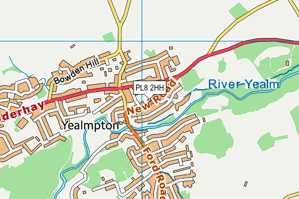 PL8 2HH map - OS VectorMap District (Ordnance Survey)