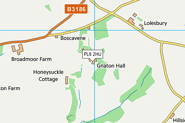 PL8 2HU map - OS VectorMap District (Ordnance Survey)