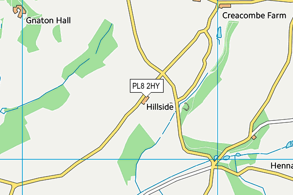 PL8 2HY map - OS VectorMap District (Ordnance Survey)