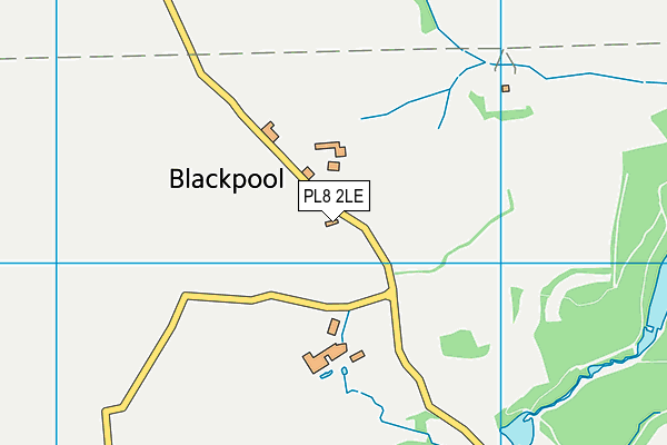 PL8 2LE map - OS VectorMap District (Ordnance Survey)