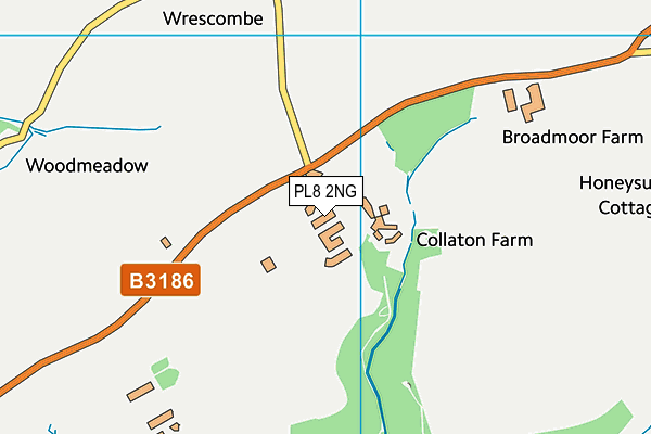 PL8 2NG map - OS VectorMap District (Ordnance Survey)