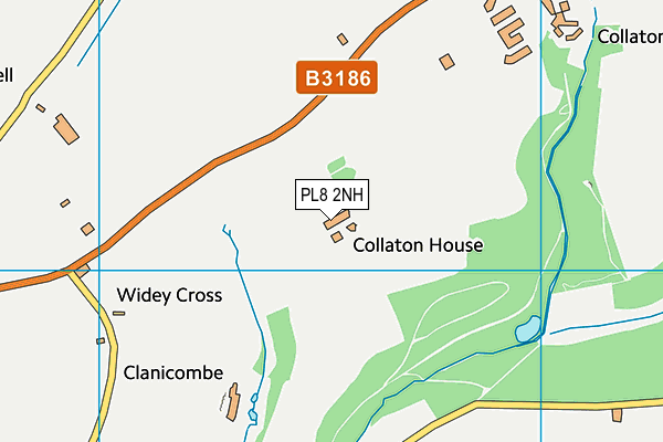 PL8 2NH map - OS VectorMap District (Ordnance Survey)