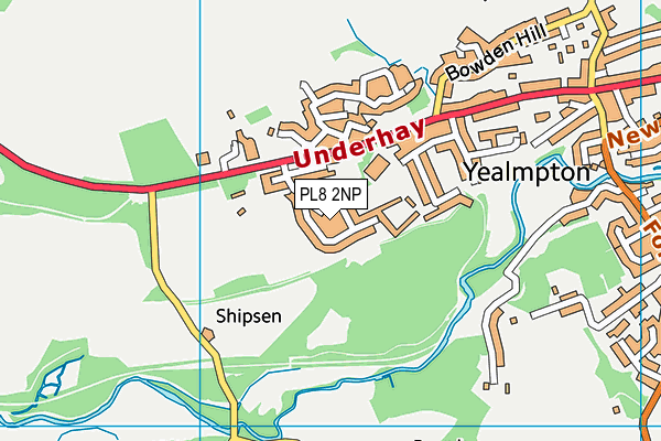 PL8 2NP map - OS VectorMap District (Ordnance Survey)