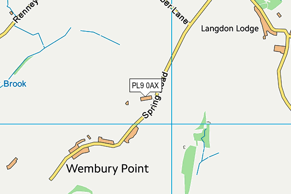 Map of WEMBURY CONSULTATION LTD at district scale