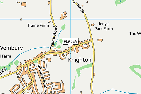 PL9 0EA map - OS VectorMap District (Ordnance Survey)