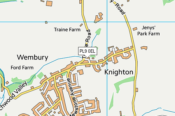 PL9 0EL map - OS VectorMap District (Ordnance Survey)