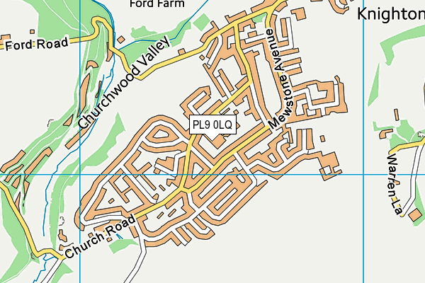 PL9 0LQ map - OS VectorMap District (Ordnance Survey)