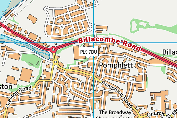 PL9 7DU map - OS VectorMap District (Ordnance Survey)