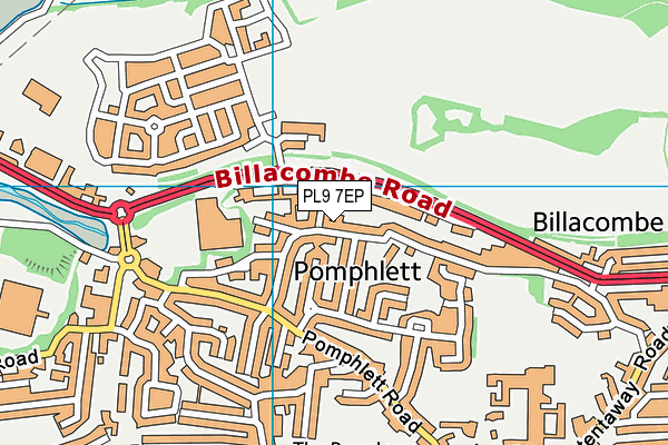 PL9 7EP map - OS VectorMap District (Ordnance Survey)