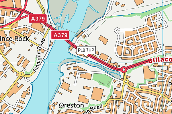 PL9 7HP map - OS VectorMap District (Ordnance Survey)