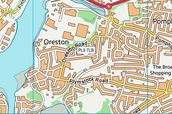 PL9 7LB map - OS VectorMap District (Ordnance Survey)