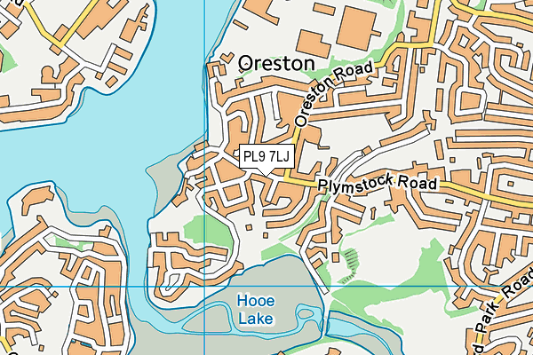 PL9 7LJ map - OS VectorMap District (Ordnance Survey)