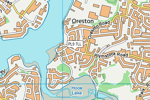 PL9 7LL map - OS VectorMap District (Ordnance Survey)