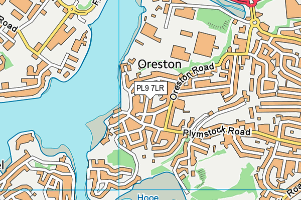 PL9 7LR map - OS VectorMap District (Ordnance Survey)