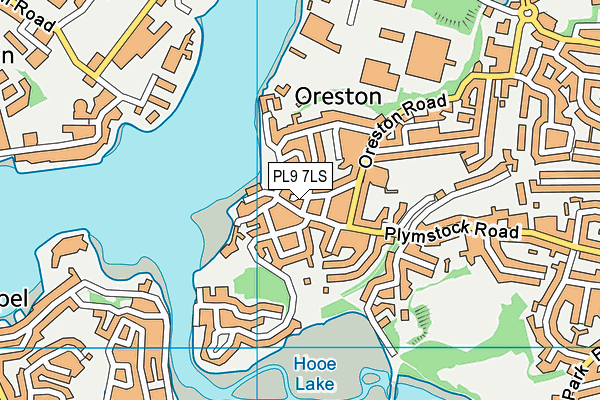 PL9 7LS map - OS VectorMap District (Ordnance Survey)