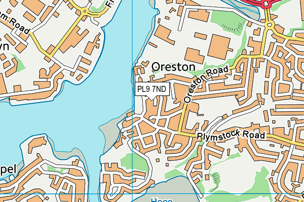 PL9 7ND map - OS VectorMap District (Ordnance Survey)