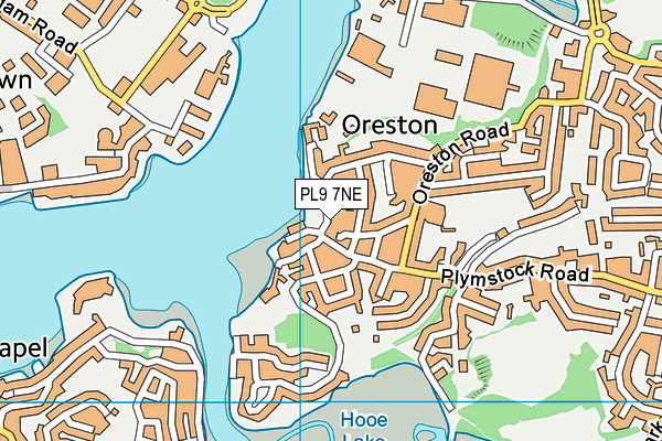 PL9 7NE map - OS VectorMap District (Ordnance Survey)