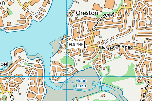 PL9 7NF map - OS VectorMap District (Ordnance Survey)