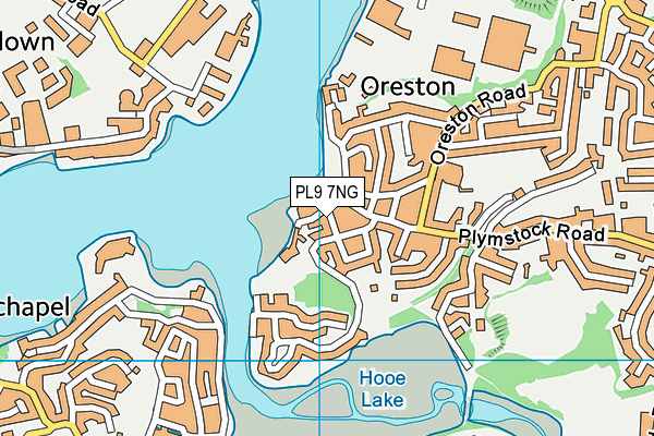 PL9 7NG map - OS VectorMap District (Ordnance Survey)