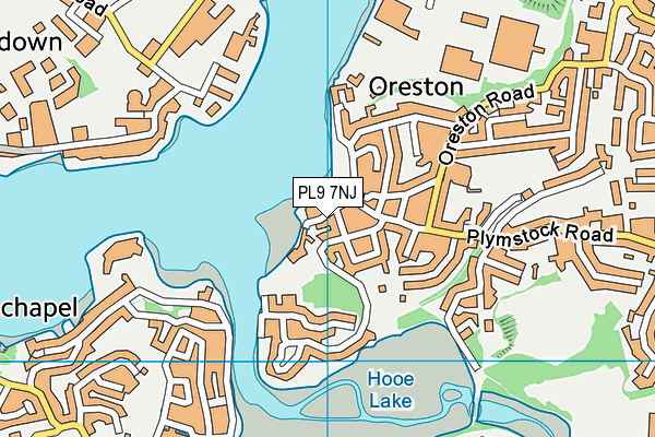 PL9 7NJ map - OS VectorMap District (Ordnance Survey)