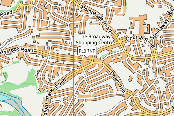 PL9 7NT map - OS VectorMap District (Ordnance Survey)