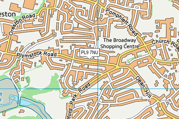 PL9 7NU map - OS VectorMap District (Ordnance Survey)