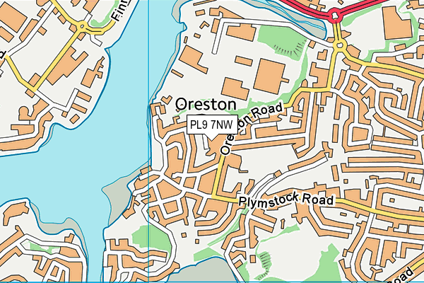 PL9 7NW map - OS VectorMap District (Ordnance Survey)