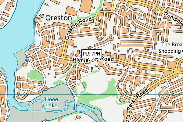 PL9 7PH map - OS VectorMap District (Ordnance Survey)