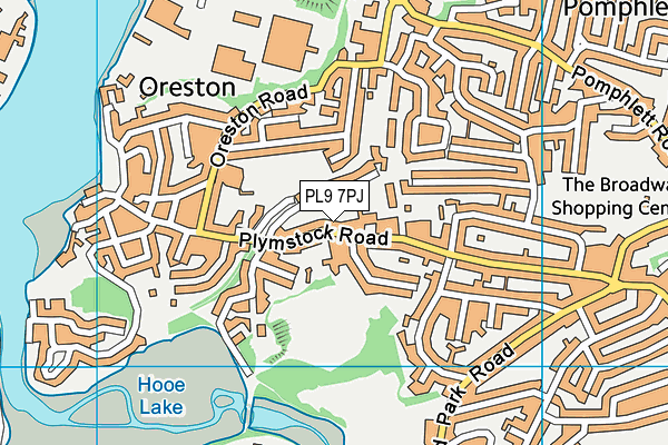 PL9 7PJ map - OS VectorMap District (Ordnance Survey)