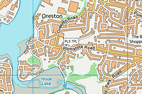 PL9 7PL map - OS VectorMap District (Ordnance Survey)