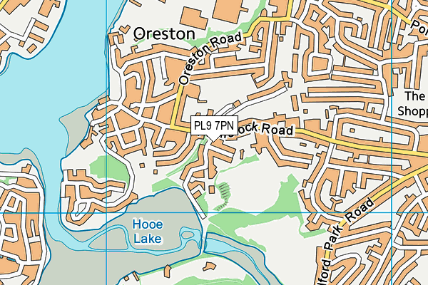 PL9 7PN map - OS VectorMap District (Ordnance Survey)