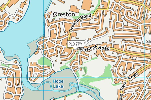 PL9 7PY map - OS VectorMap District (Ordnance Survey)