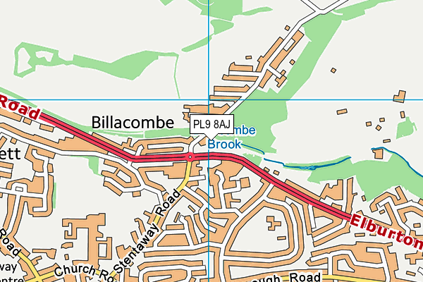 PL9 8AJ map - OS VectorMap District (Ordnance Survey)