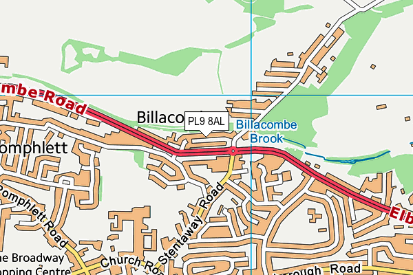 PL9 8AL map - OS VectorMap District (Ordnance Survey)