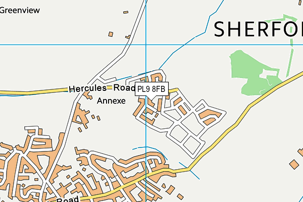 PL9 8FB map - OS VectorMap District (Ordnance Survey)