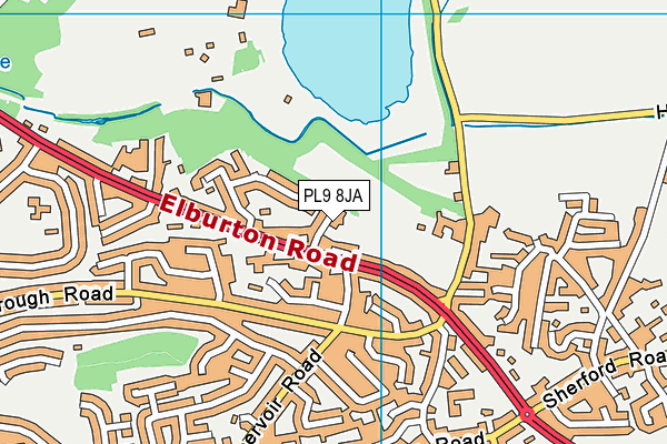 PL9 8JA map - OS VectorMap District (Ordnance Survey)