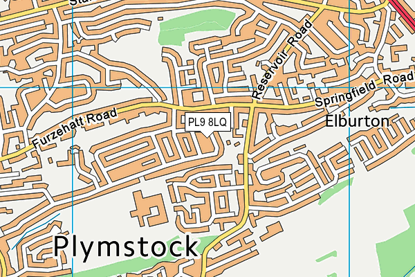 PL9 8LQ map - OS VectorMap District (Ordnance Survey)