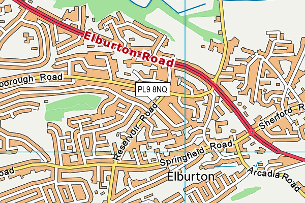 PL9 8NQ map - OS VectorMap District (Ordnance Survey)