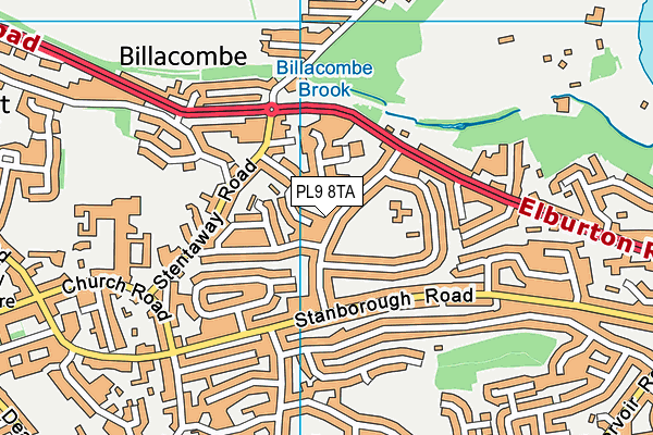 PL9 8TA map - OS VectorMap District (Ordnance Survey)