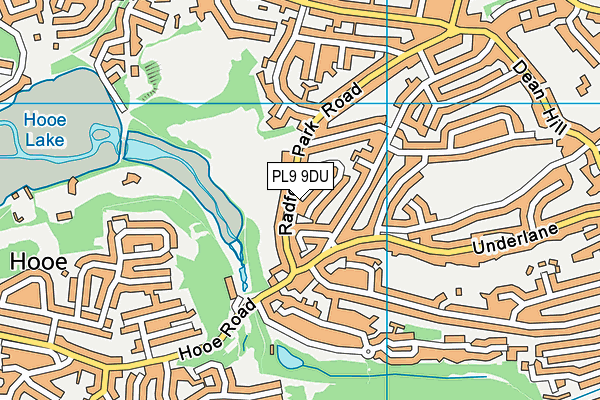 PL9 9DU map - OS VectorMap District (Ordnance Survey)