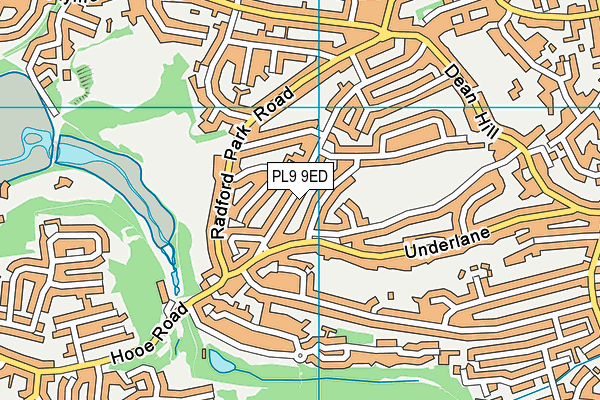 PL9 9ED map - OS VectorMap District (Ordnance Survey)