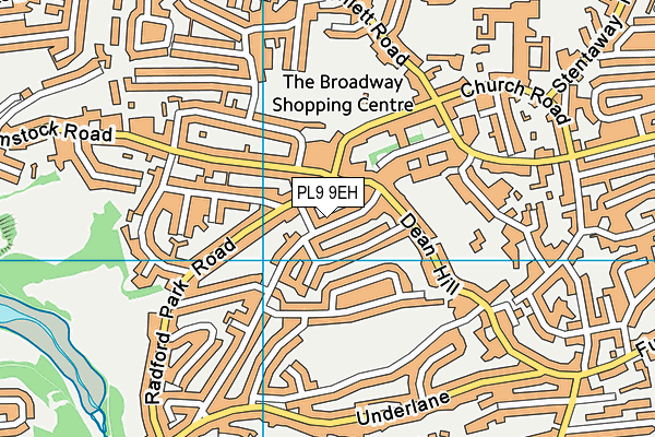 PL9 9EH map - OS VectorMap District (Ordnance Survey)