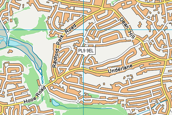PL9 9EL map - OS VectorMap District (Ordnance Survey)