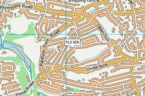 PL9 9EN map - OS VectorMap District (Ordnance Survey)
