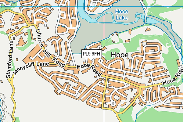 PL9 9FH map - OS VectorMap District (Ordnance Survey)