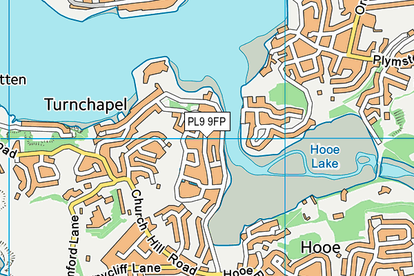 PL9 9FP map - OS VectorMap District (Ordnance Survey)