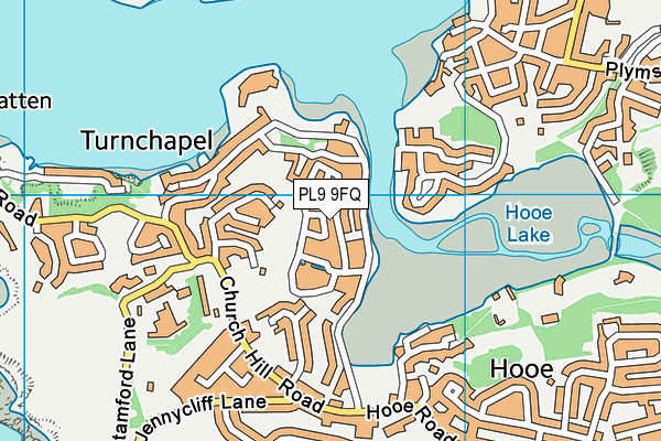 PL9 9FQ map - OS VectorMap District (Ordnance Survey)