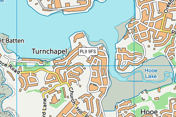 PL9 9FS map - OS VectorMap District (Ordnance Survey)