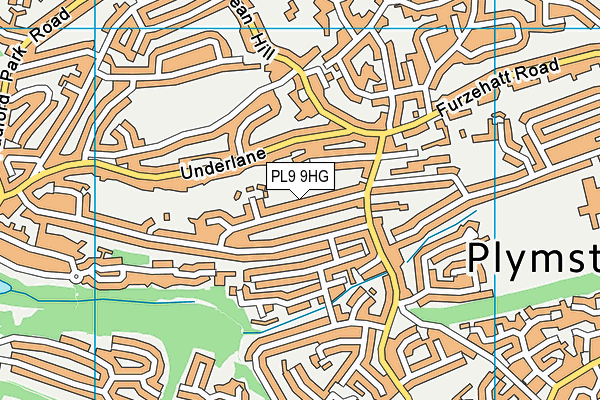 PL9 9HG map - OS VectorMap District (Ordnance Survey)